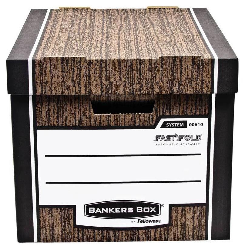 Pudło archiwizacyjne Woodgrain Fast Fold (2) Fellowes 0061001